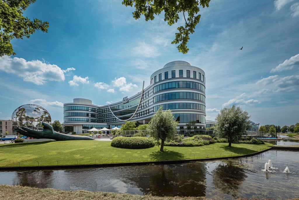 Het AFAS clubhuis in Leusden